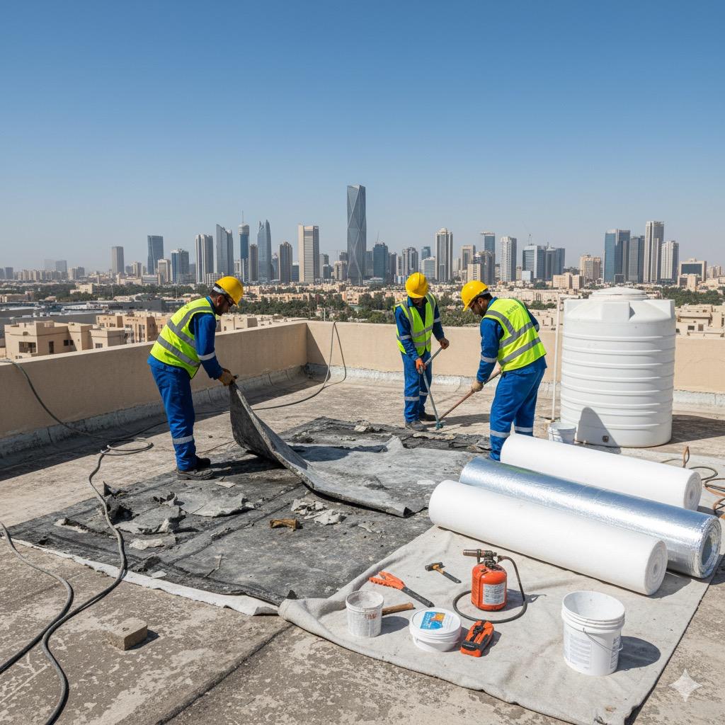 صيانة ومعالجة العزل القديم