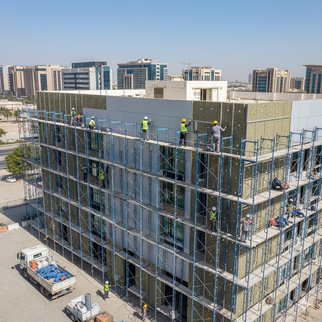 عزل حراري لمبنى تجاري