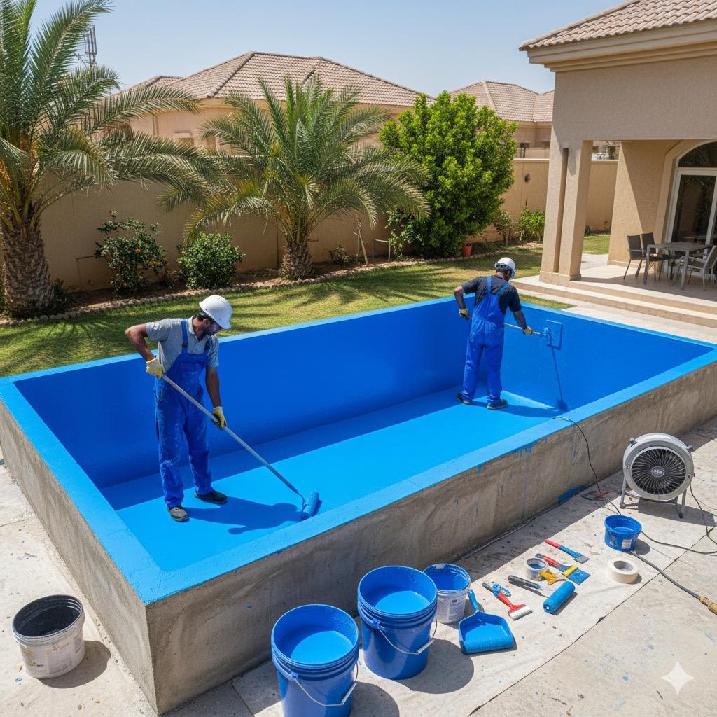 عزل خزانات حي الياسمين